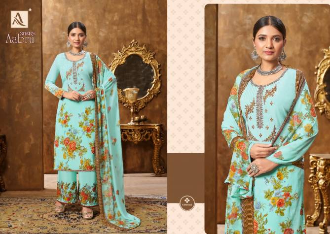 Alok Aabru 3 Casual Daily Wear Printed Crepe Dress Material Collection